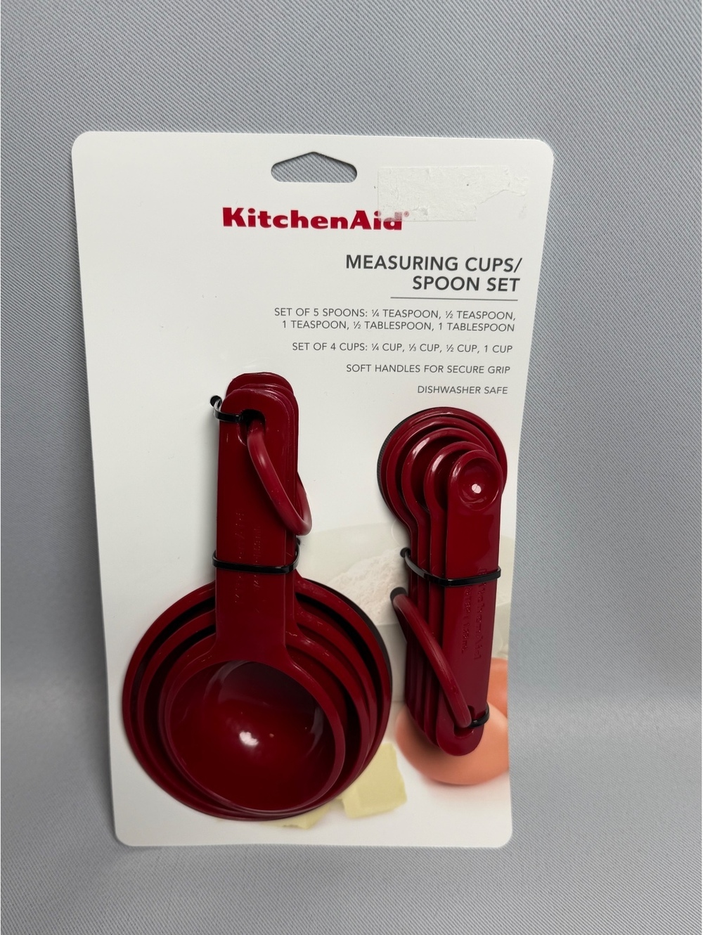 KitchenAid Red Measuring Cups and Spoons Set